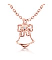  Jingle bell With CZ Silver Necklace SPE-5236